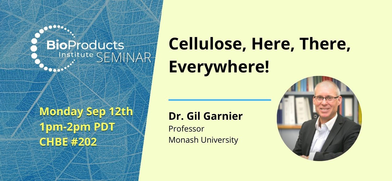 Cellulose, Here, There Everywhere , image of Dr. Gil Garnier